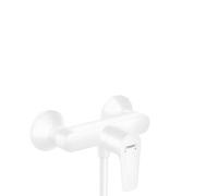 hansgrohe Talis E - Exposed Single Lever Shower Mixer with 1 outlet white matt
