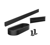 hansgrohe WallStoris Bathroom Shower Accessory Set Rail Basket Hooks Squeegee