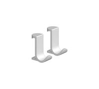 hansgrohe WallStoris Wide Towel Hooks (Set of 2) - Matt White