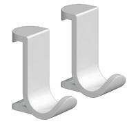 Hansgrohe Wallstoris Wide Towel Hooks Pack Of 2, Matt Black & White, Wall-Mounted (18 X 39 mm)