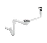 Hansgrohe Waste Kit For Single Bowl Kitchen Sink Overflow Strainer Trap 43921800