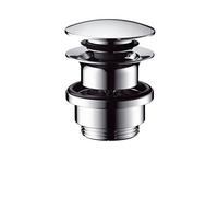 hansgrohe Waste Set Push-Open for Basin and Bidet Mixers, Chrome, 50100000