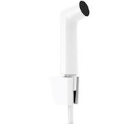 hansgrohe Water Hand Shower S with 1 Water Saving Jet (EcoSmart), incl. Shower Head Holder and Shower Hose 1.25 m, Matt White, 29238700