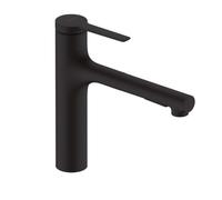 Pull Out Kitchen Tap Hansgrohe Zesis M33 sBox, 2 sprays Black Mat