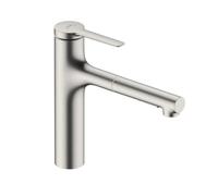 Pull Out Kitchen Tap Hansgrohe Zesis M33 sBox, 2 sprays Stainless Steel Finish