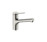 Pull Out Kitchen Tap Hansgrohe Zesis M33 2jet 150mm Stainless Steel Finish