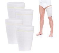 HANSILK 4 Pack Catheter Leg Bag Holder