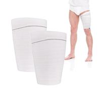 HANSILK Catheter Leg Bag Holder 2 Pcs Convenient Washable Reusable Elastane Stitched Wrapped Urine Bag Designed for The Incontinent