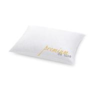 HANSKRUCHEN® Premium de Luxe Comforter Down Pillow 50 x 70 cm - Made in Germany Down Cuddly Pillow Made of 100% Cotton - 90% Down 10% Feathers Pillow for Allergy Sufferers [Pack of 1]