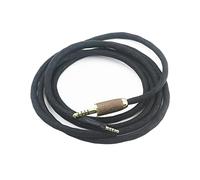 HansnBy 4.4mm Balanced Male 6N OCC Copper Silver Plated Cord 4.4mm Balanced Cable Compatible with Sennheiser HD598, HD560s, HD599 Headphones Walnut Wood Shell