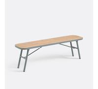 Hanso Foldable Bench in Acacia Acacia/Green