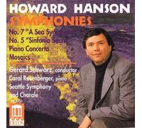 Hanson: Symphonies Nos. 5 & 7 / Piano Concerto / Mosaics