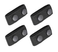 HANSPORTA Belt Keepers for Duty Belt 4Pcs Nylon Belt Keepers with Double Snaps 2¼" Wide Duty Belt Accessories Security Tactical Belt Loop for Law Enforcement Gear Police Equipment Accessories (Nylon)