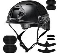 HANSTRONG GEAR Army Military Style SWAT Combat PJ Type Fast Helmet for CQB Shooting Airsoft Paintball BK