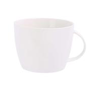 HANSULAN Extra Large Ramen Instant Noodle Bowl with Lid,Ceramic Large Soup Bowls Mug with Handles 1200ml Ramen Bowl for Students and Office Workers,Microwave Safe-White-1200ML