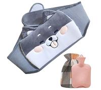 hansum Hot Water Bottle with Waist Cover 120cm Wearable Hot Water Bottle Belt Wrap around Hot Water Bottle for Body Shoulder Neck Waist (Color : Dog)