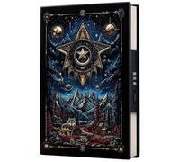 hansum Journal with Hidden Combination Lock, A5 Password Notebook, Personal Diary with Lock, Lockable Journal Lined(Mountain Wolf)