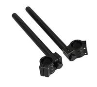 HANSWD Fork Clip-ons Handle Bars CNC Riser Regular Handlebar for 1969-1982 Suzuki Yamaha (33mm)