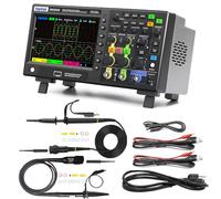 Hantek Digital Oscilloscope DSO2D20 200 MHz with Dual Channels Lab Oscilloscope 2GSa/s Sample Rate with 1CH 25MHz Arbitary Waveform Generator 7 inch LCD (200MHz/2+1CH/Hantek DSO2D20)