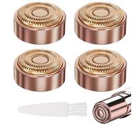 Hantoc 4 Pcs Replacement Heads Compatible with Finishing Touch Flawless Facial Hair Removal Tool Generation 2 for Upper Lip, Chin, Mustache