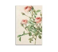 HANTOTN A Pink Rose Artistic Wall Mural Modern Hanging Decor Poster12x18inch(30x45cm)