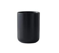 HANTURE Modern Black Ceramic Kitchen Utensil Holder 5.2 x 4 inch Simple Design Utensil Caddy for Kitchen Countertop Cooking Spoons Storage