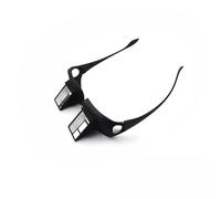 HANTUSWUS Lazy Glasses for Reading in Bed - 90 Degree Horizontal Prism Glasses, Adjustable Readers for Neck Pain Relief, Fits Over Prescription Eyewear, Watch TV & Read Phone Lying Down