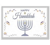 Hanukkah cards - Happy Hanukkah greeting - Celebrate Chanukah Jewish festival of lights - Modern & Traditional Wishes - Blank inside to write own message - Chanukah Greetings design