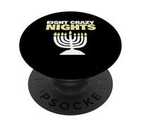 Hanukkah Eight Crazy Nights PopSockets Adhesive PopGrip