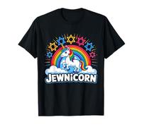 Hanukkah Funny Jewnicorn Jewish Unicorn Chanukah Women Girls T-Shirt