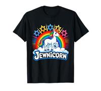 Hanukkah Funny Jewnicorn Jewish Unicorn Chanukah Women Girls T-Shirt