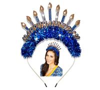 Hanukkah Headband Let's Get Lit Oy to the World Happy Channukah Headband Jewish Festival of Lights Headband Accessories (hanukkah hairband C)