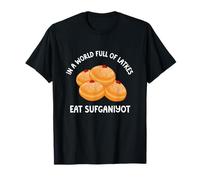 Hanukkah in A World Full of Latkes Eat Sufganiyot Menorah T-Shirt