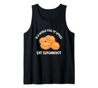 Hanukkah in A World Full of Latkes Eat Sufganiyot Menorah Tank Top