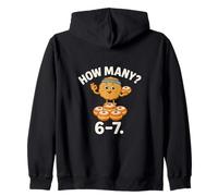 Hanukkah Latkes How Many? 6-7 Zip Hoodie
