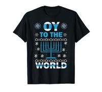 Hanukkah Oy to The World Gift Idea for Jewish Christmas T-Shirt