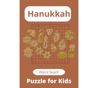 Hanukkah Puzzle for Kids: Easy to Read Hanukkah Word Searches for Kids Ages 6-10 with Puzzles About Dreidels, Menorahs, Latkes and More | 6x9 Inches, ... | Jewish Holiday Gift for Boys and Girls