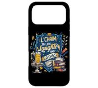 Hanukkah Quote L'Chaim To Life Laughter And Latkes Jews Case for iPhone 17 Pro Max