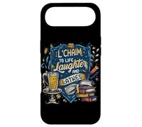 Hanukkah Quote L'Chaim To Life Laughter And Latkes Jews Case for iPhone Air