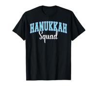 Hanukkah Squad Jewish Retro Varisty Letters T-Shirt