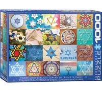 Hanukkah - Star of David Collage
