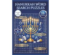 Hanukkah Word Search Puzzle Book: 50+ Puzzles Celebrating Jewish Traditions, Festival of Lights, Menorah & Dreidel Games: 495 Unique Hebrew Terms and ... for Jewish Families and Festival Enthusiasts