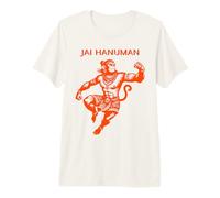 Hanuman Bajrang Bali Jai Hindu God Warrior Ramayan Art Premium T-Shirt