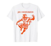 Hanuman Bajrang Bali Jai Hindu God Warrior Ramayan Art T-Shirt