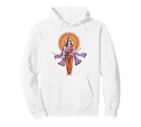 Hanuman Carrying Sanjeevani - Hindu Mythology Art Pullover Hoodie