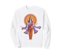Hanuman Carrying Sanjeevani - Hindu Mythology Art Sweatshirt