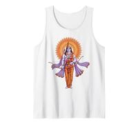 Hanuman Carrying Sanjeevani - Hindu Mythology Art Tank Top