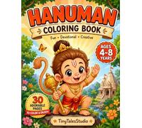 HANUMAN COLORING BOOK: Fun Devotional Creative
