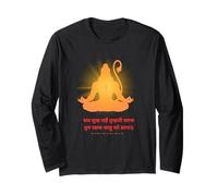 Hanuman Hindu god Hanuman chalisa Jai Shree Ram Ayodhya tee Long Sleeve T-Shirt