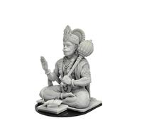 Hanuman Idol Bajrang Bali Idol/Shri Hanuman ji Murti to Protect from All Kind of Negative Energy/for Good Luck, Success and Prosperity (White) - MYTHOLOGY CENTRE
